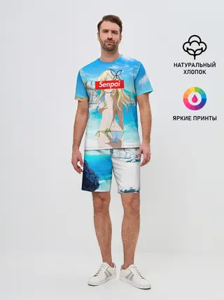 Мужской костюм с шортами / Anime