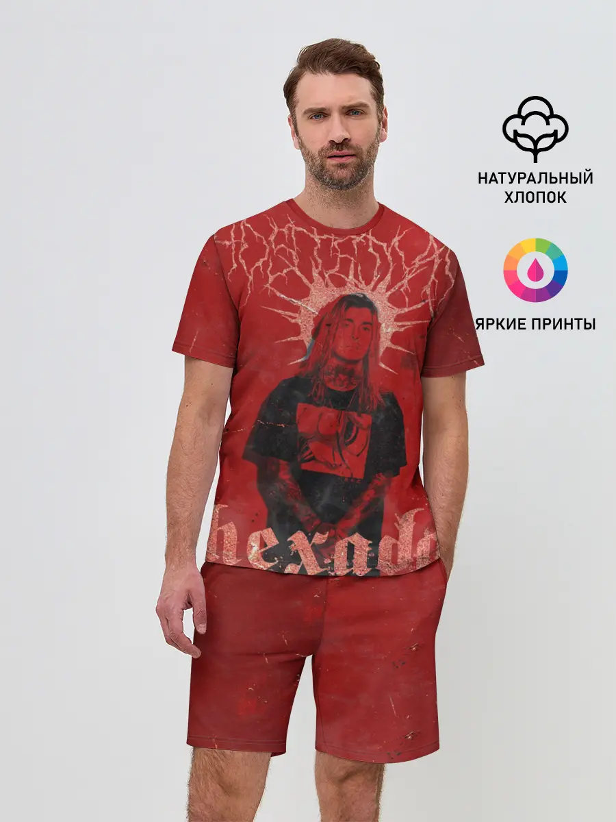 Мужской костюм с шортами / Ghostemane Hexada