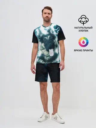 Мужской костюм с шортами / Немецкая овчарка