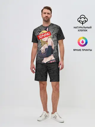 Мужской костюм с шортами / Anime