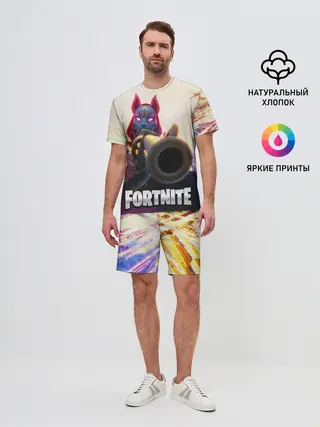 Мужской костюм с шортами / FORTNITE