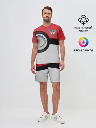 Мужской костюм с шортами / Pokemon GO