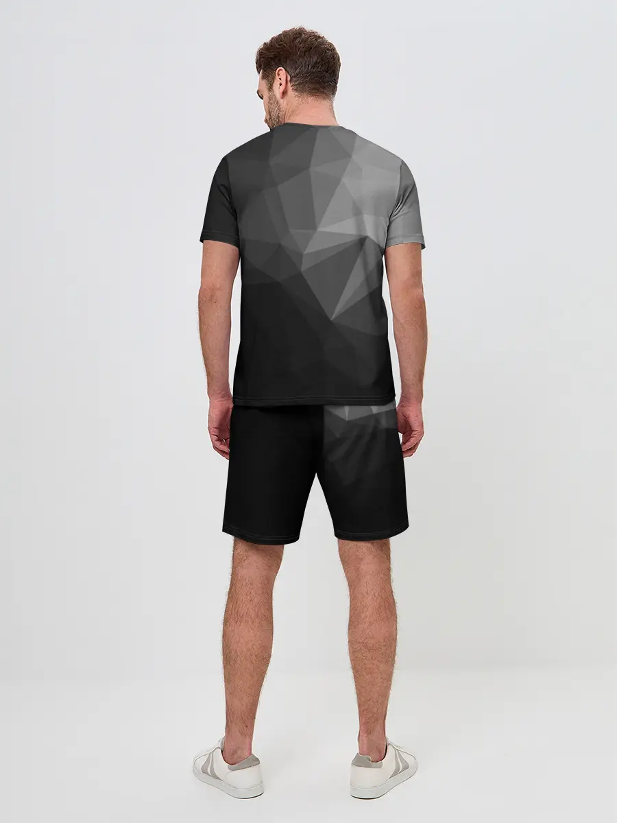 Мужской костюм с шортами / Poly Abstract