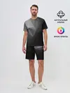 Мужской костюм с шортами / Poly Abstract