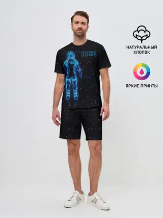 Мужской костюм с шортами / Fortnite