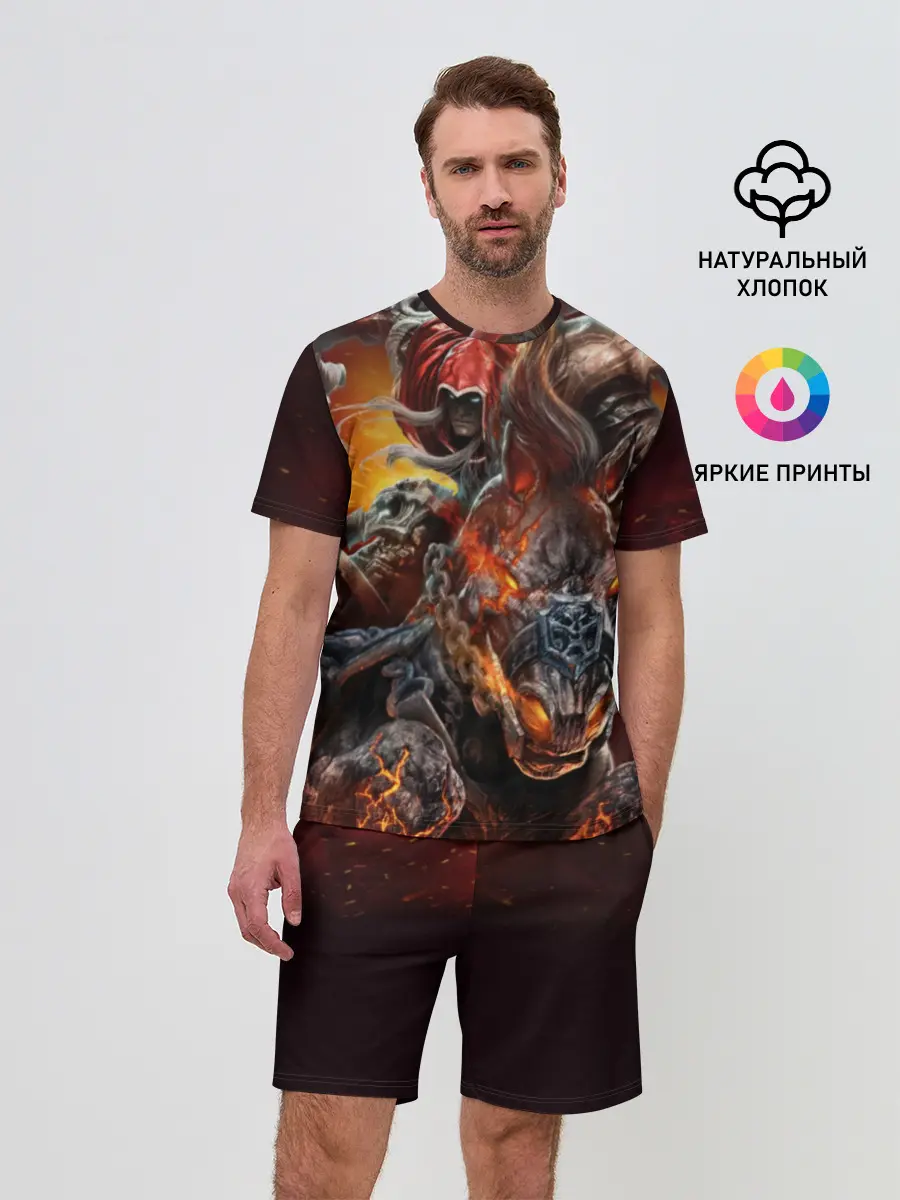 Мужской костюм с шортами / Демон-Всадник