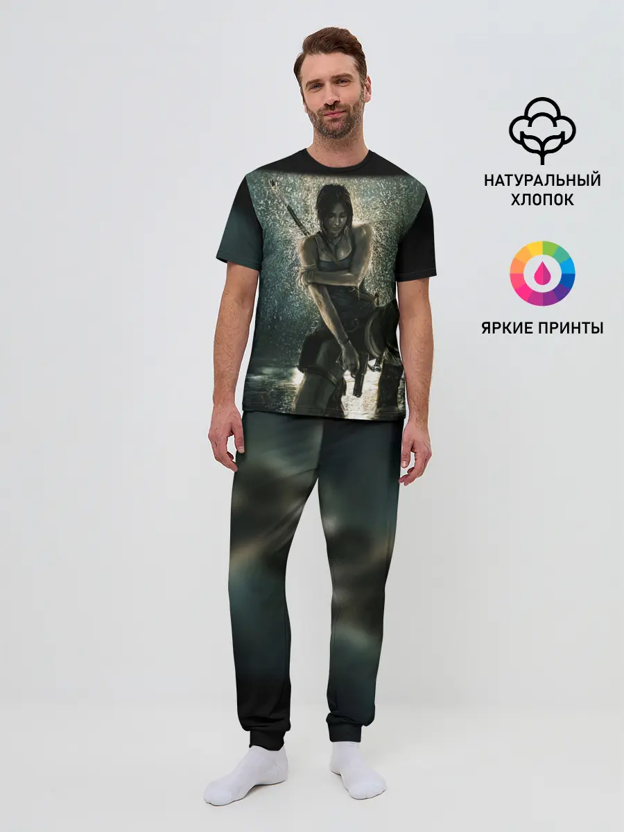 Мужская пижама с брюками / TOMB RAIDER