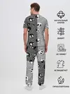 Мужская пижама с брюками / Черепа