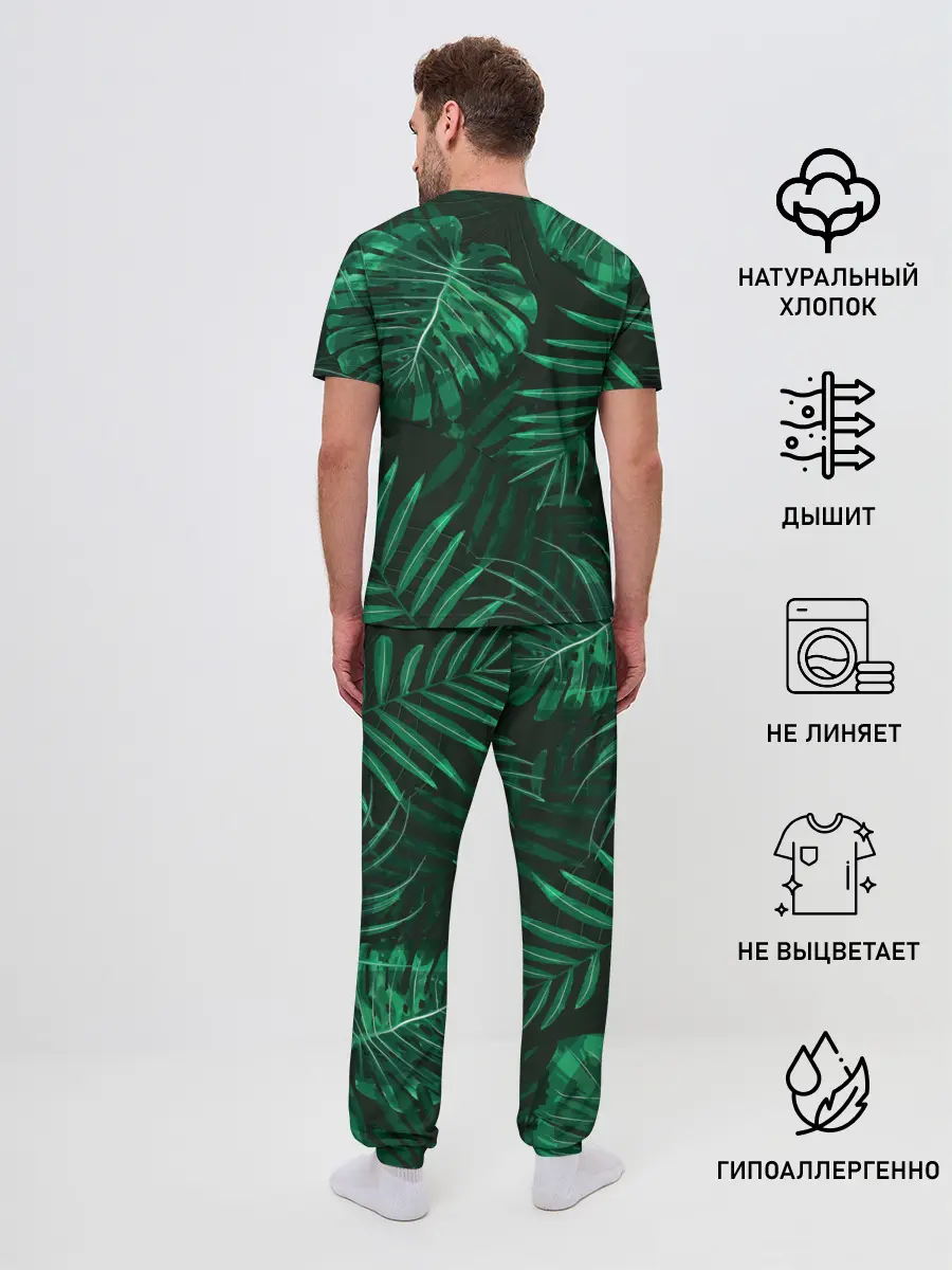 Мужская пижама с брюками / Я из джунглей