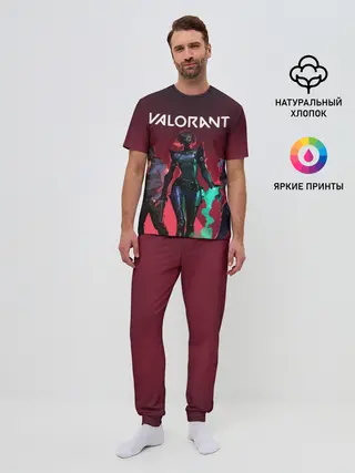 Мужская пижама с брюками / Valorant