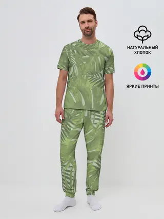 Мужская пижама с брюками / Я из джунглей