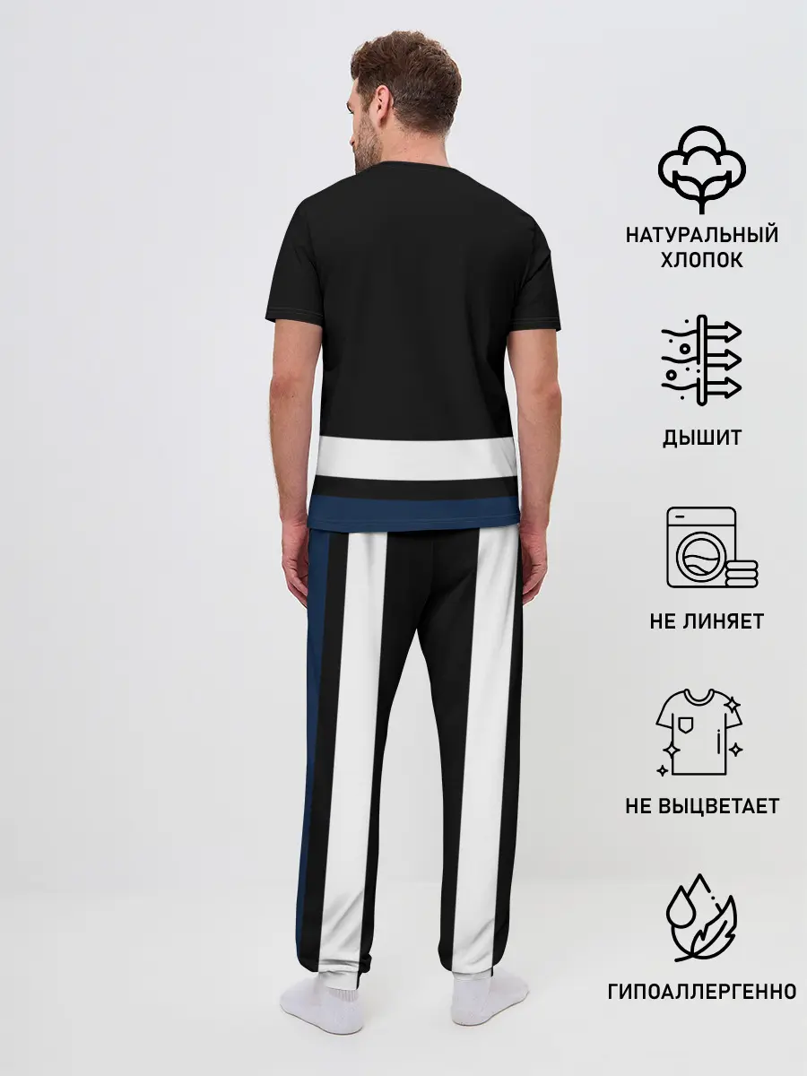 Мужская пижама с брюками / Эдмонтон Ойлерз