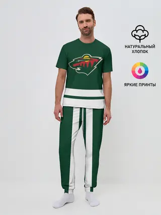 Мужская пижама с брюками / Миннесота Уайлд