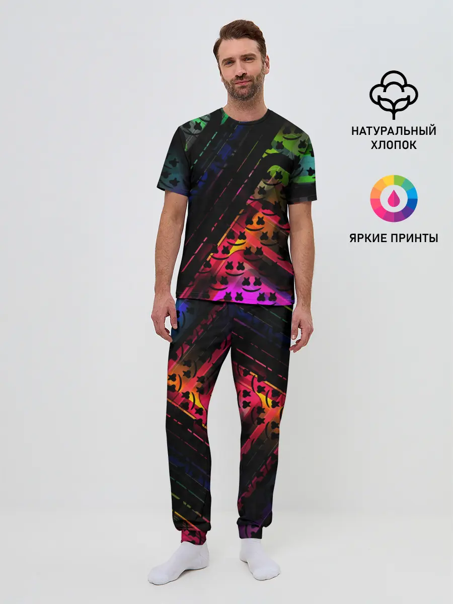 Мужская пижама с брюками / MARSMELLO GRADIENT