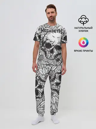 Мужская пижама с брюками / Megadeth