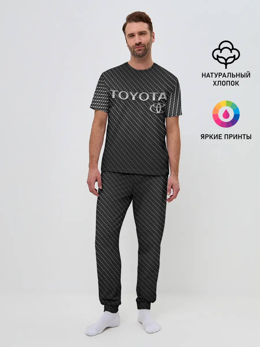 Мужская пижама с брюками / TOYOTA CARBON