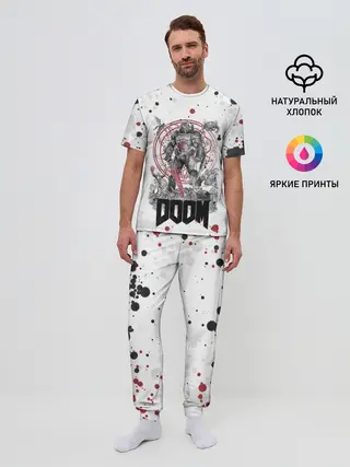 Мужская пижама с брюками / Doom