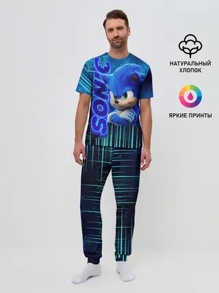 Мужская пижама с брюками / sonik
