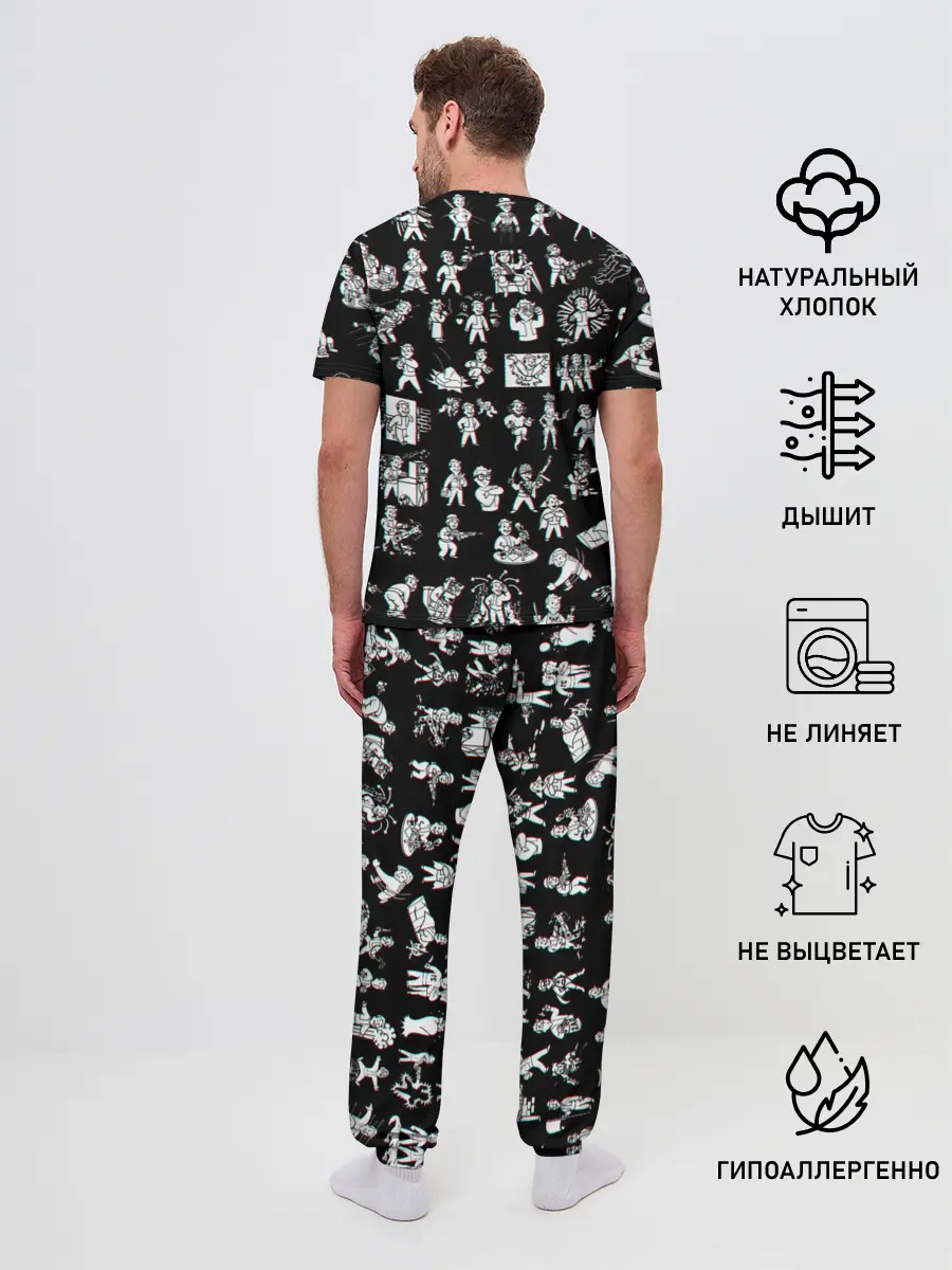 Мужская пижама с брюками / Vault Boy