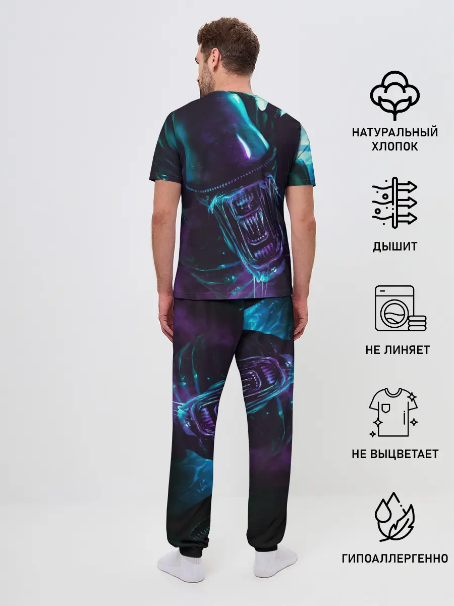 Мужская пижама с брюками / ЧУЖОЙ