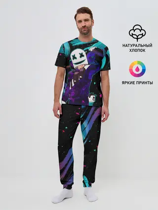 Мужская пижама с брюками / MARSHMELLO | COSMO DJ