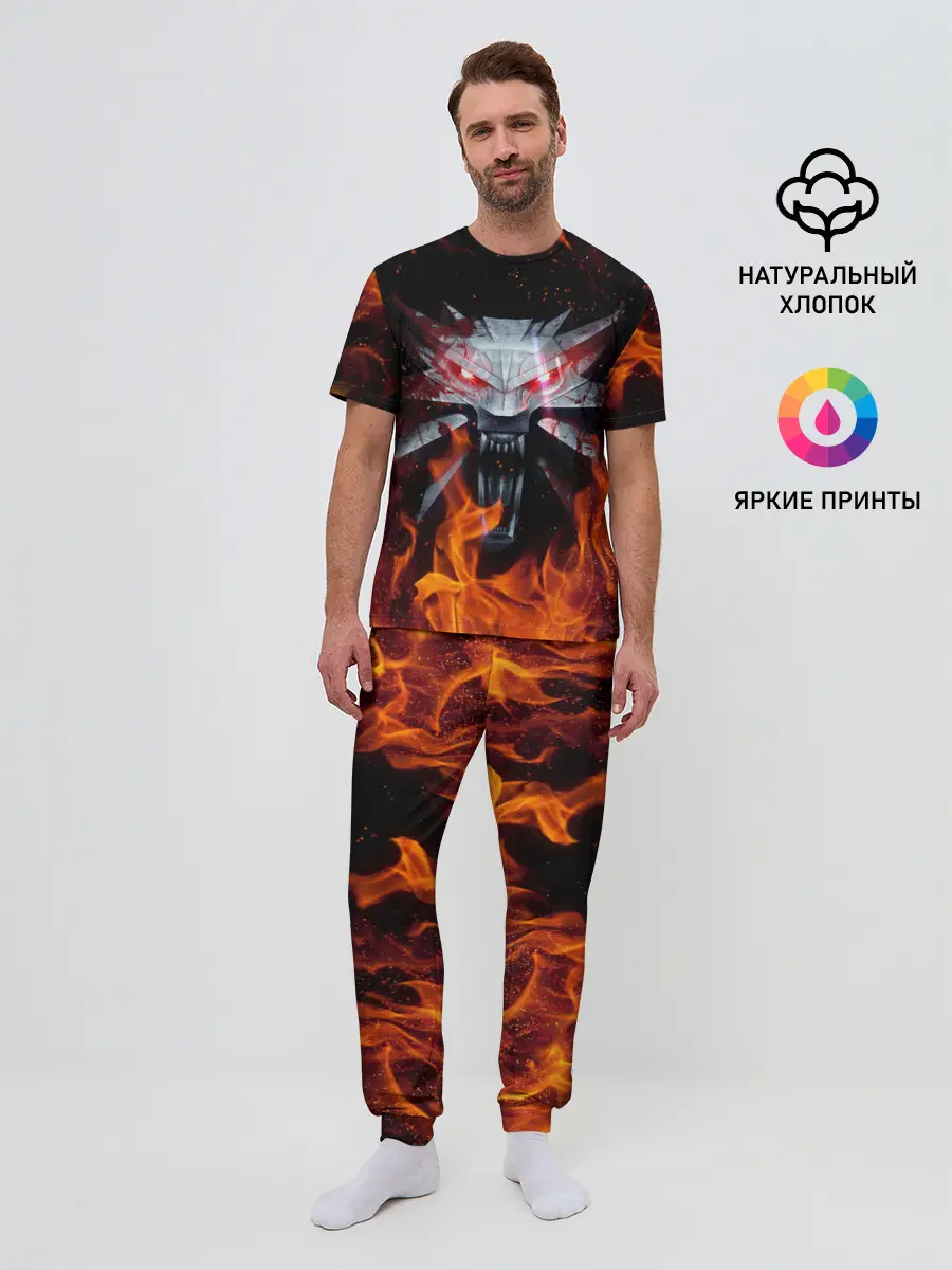 Мужская пижама с брюками / ВЕДЬМАК