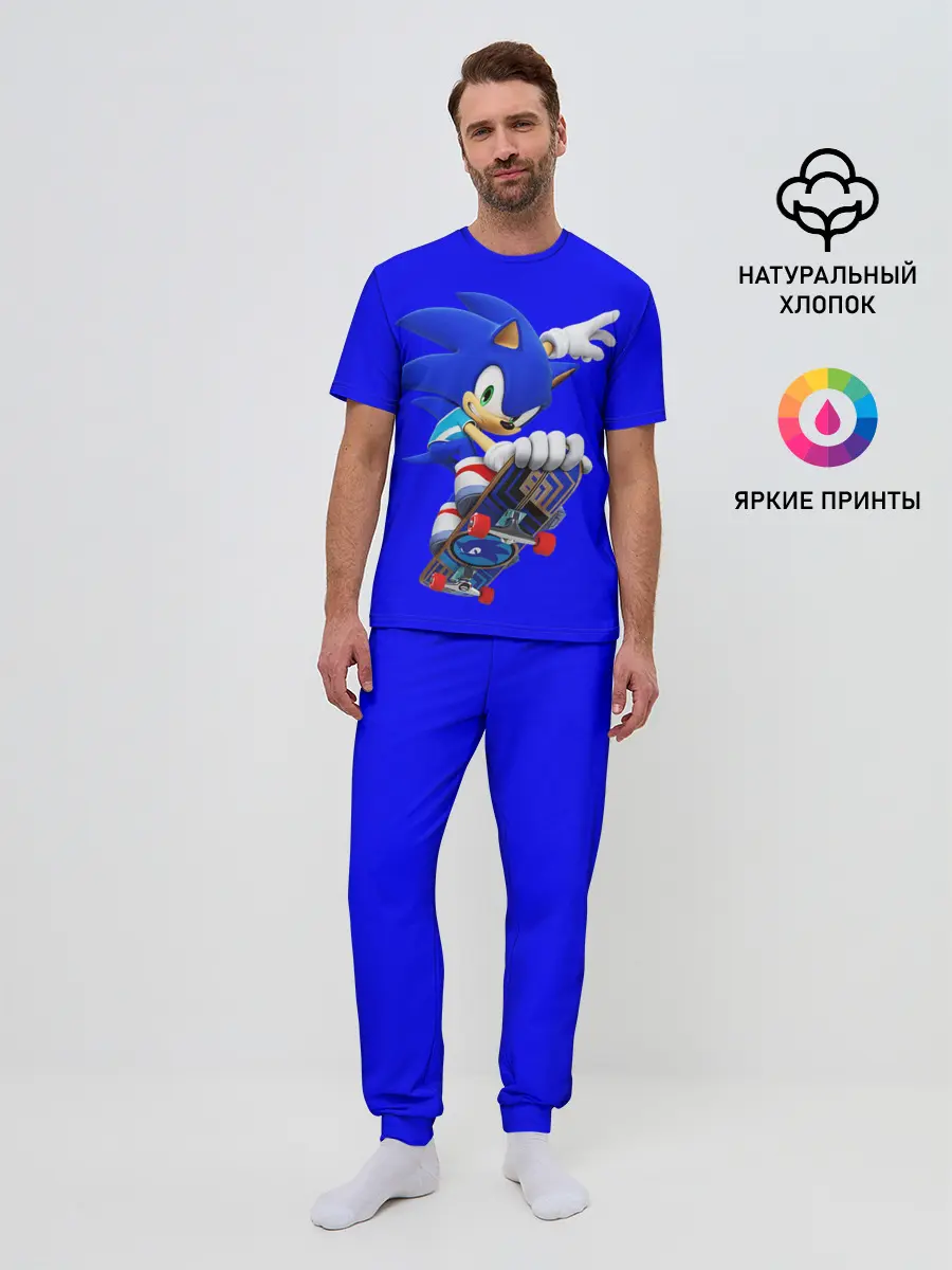 Мужская пижама с брюками / SONIC