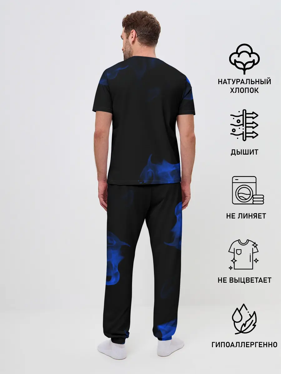 Мужская пижама с брюками / mercedes