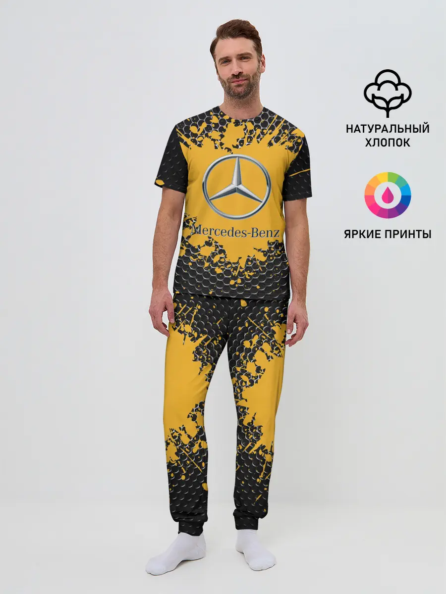 Мужская пижама с брюками / mercedes