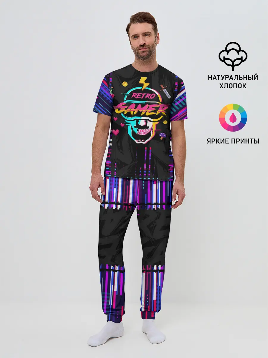 Мужская пижама с брюками / RETROGAMER3D47