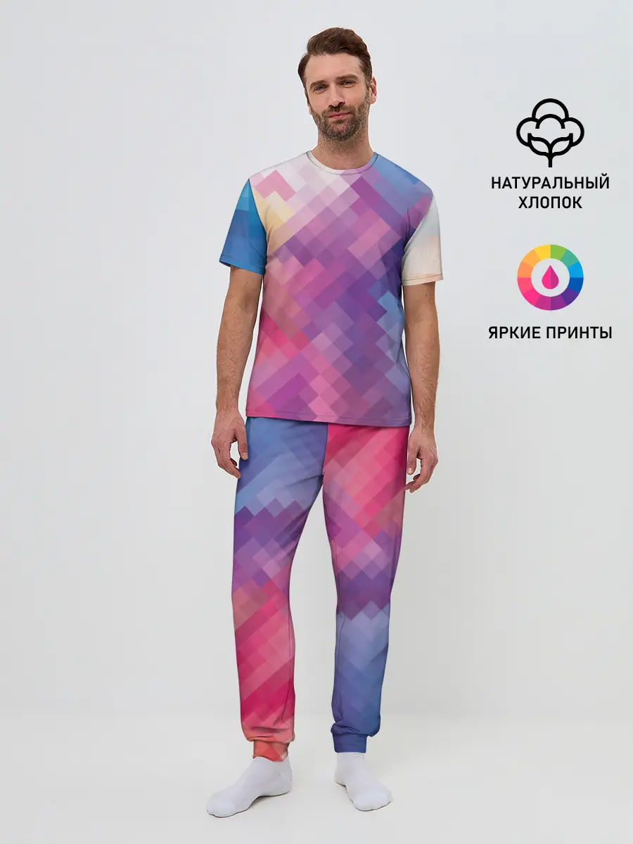 Мужская пижама с брюками / Пикси