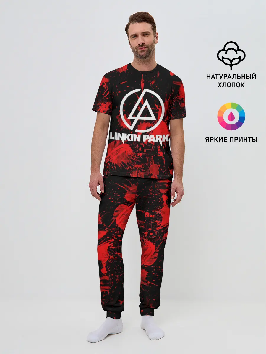 Мужская пижама с брюками / Linkin Park