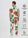 Мужская пижама с брюками / Летние овощи