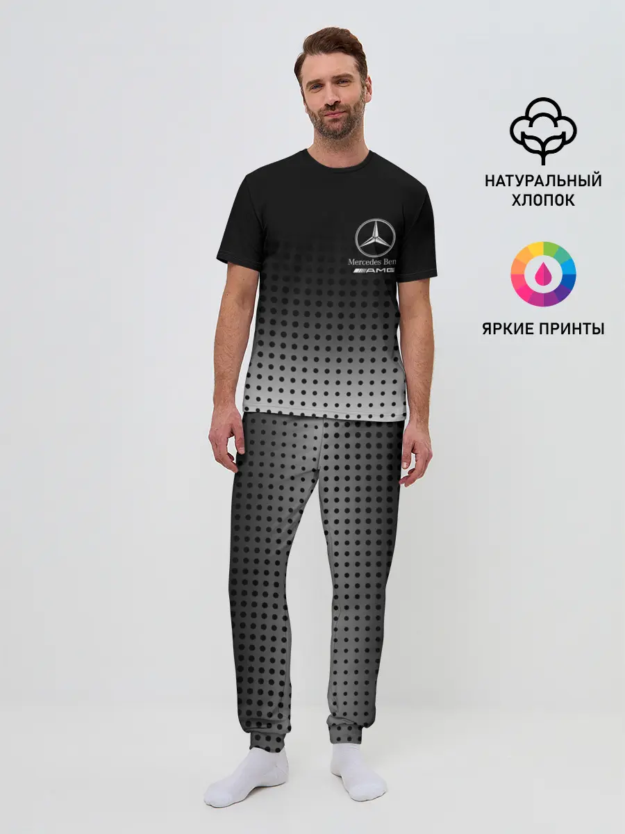 Мужская пижама с брюками / Mercedes-Benz