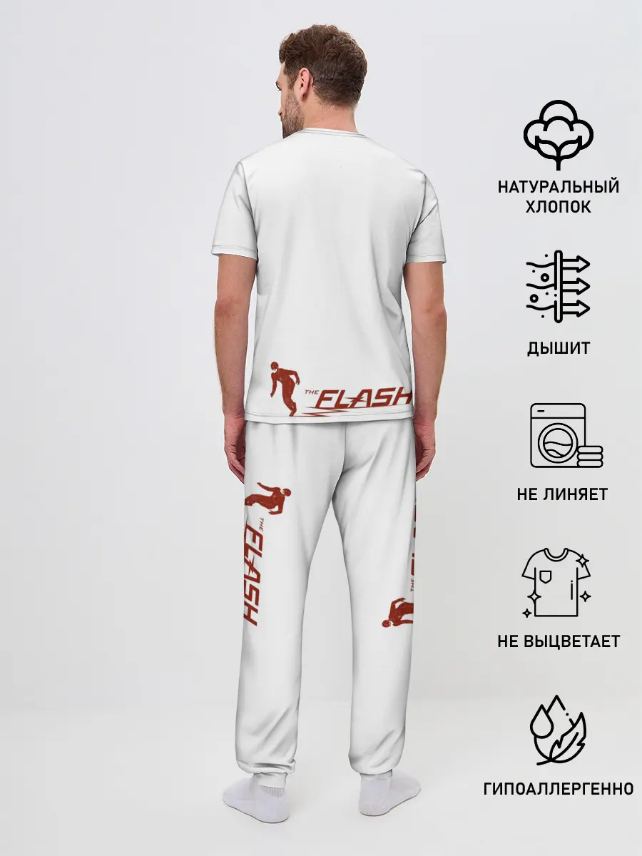 Мужская пижама с брюками / The Flash