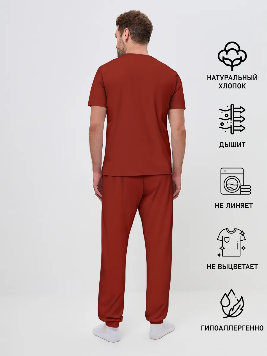 Мужская пижама с брюками / The Flash Logo