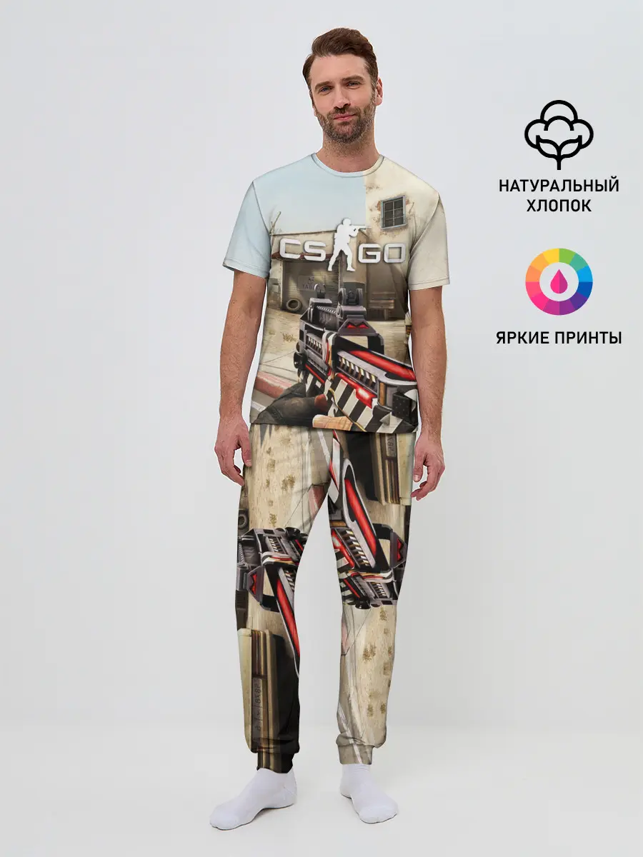 Мужская пижама с брюками / CS:GO - The Aggressor | Aгрессор