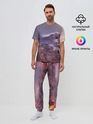 Мужская пижама с брюками / Танк