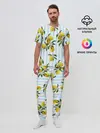 Мужская пижама с брюками / Лимоны