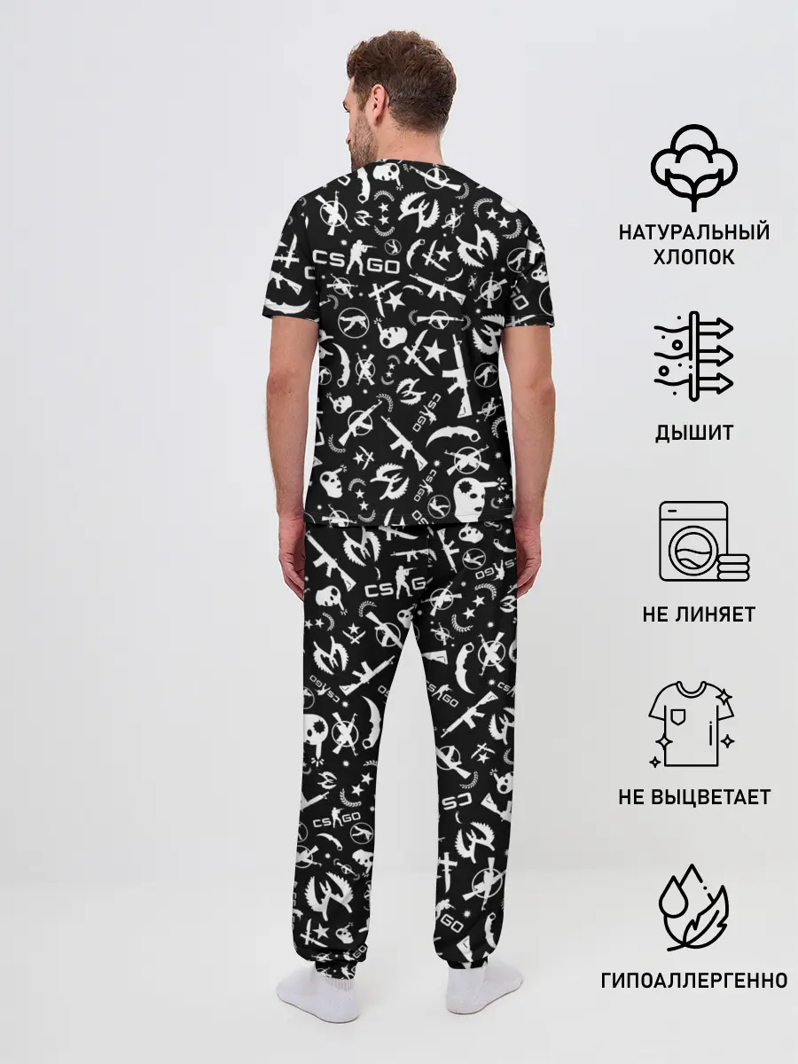 Мужская пижама с брюками / CS GO