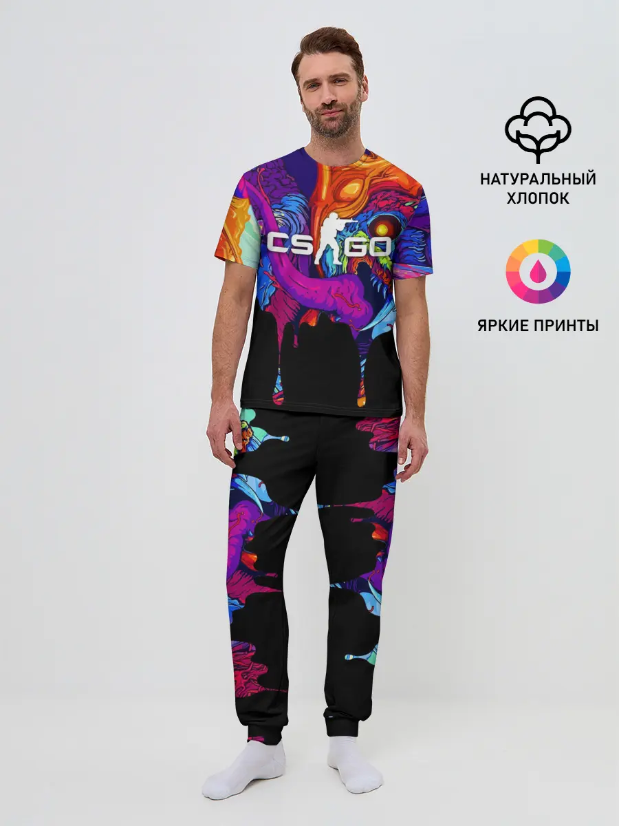 Мужская пижама с брюками / CS GO HYPER BEAST
