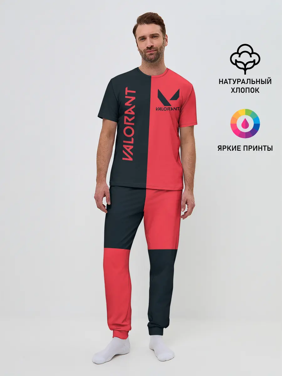 Мужская пижама с брюками / VALORANT | ВАЛОРАНТ