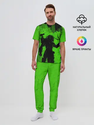 Мужская пижама с брюками / Predator