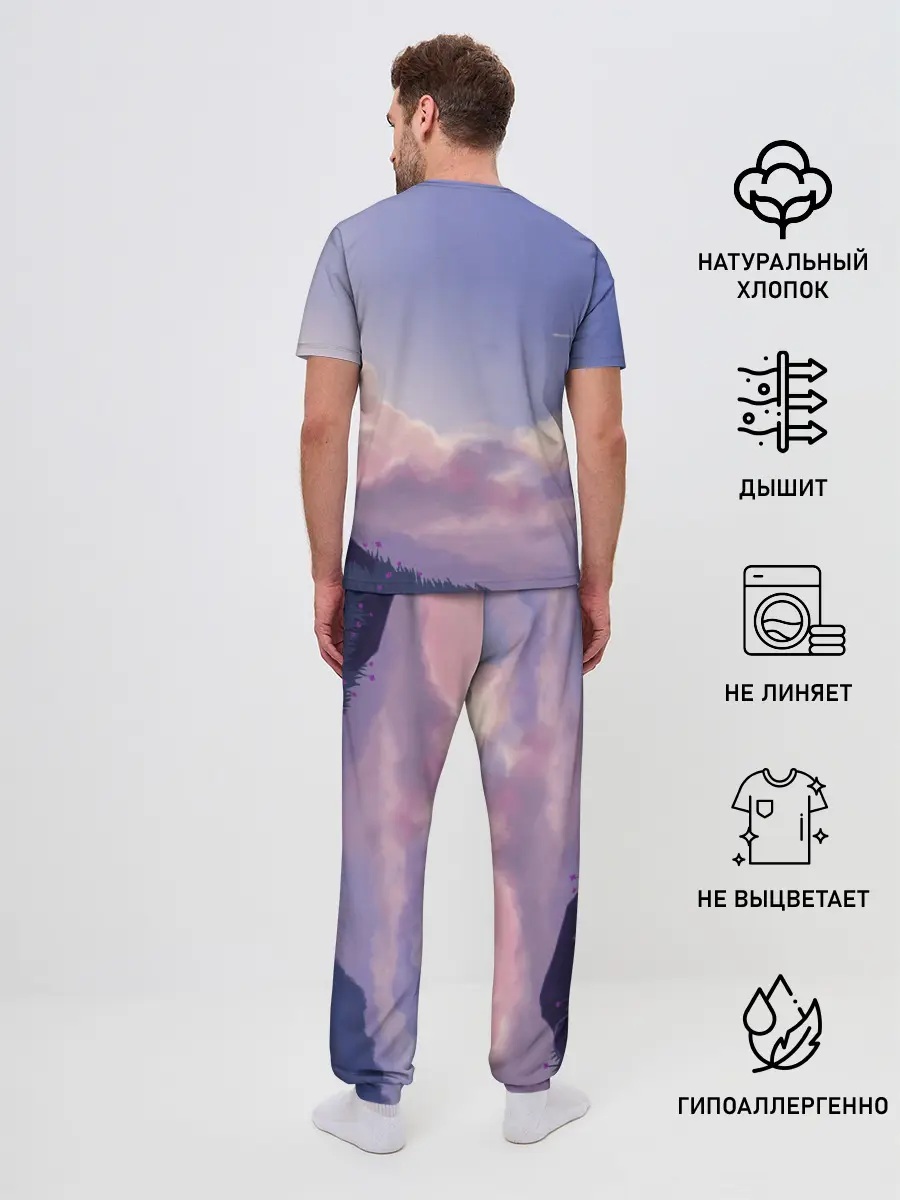 Мужская пижама с брюками / Маркл и Пугало-Репка