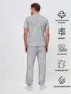 Мужская пижама с брюками / Светло-серая