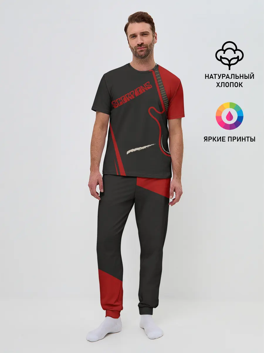 Мужская пижама с брюками / Scorpions