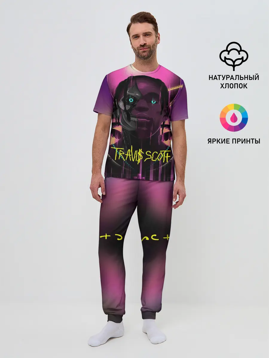 Мужская пижама с брюками / TRAVIS SCOTT+FORTNITE