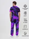 Мужская пижама с брюками / ФИОЛЕТОВЫЙ ОГОНЬ