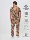 Мужская пижама с брюками / дудл узоры