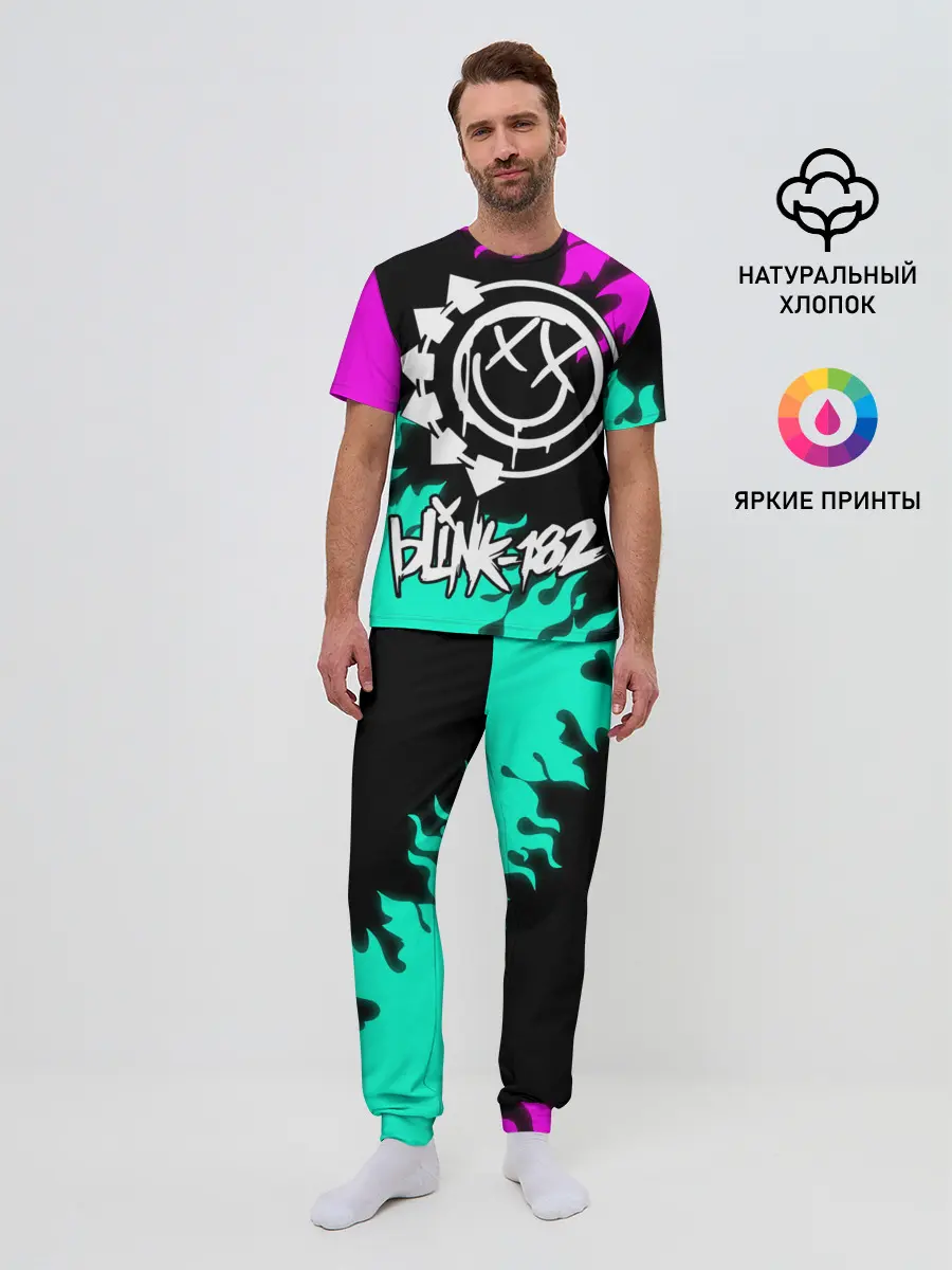 Мужская пижама с брюками / Blink-182